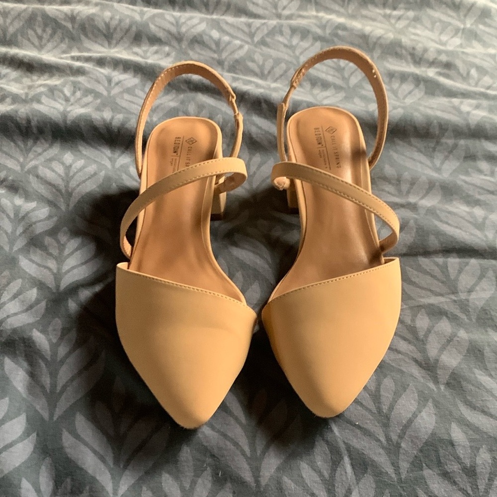 Call It Spring Cream Heels - Picture 5 of 5